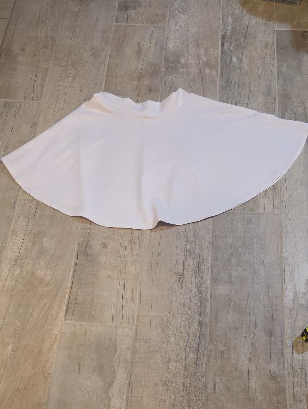 Women's White Circle Skirt - Flared Skater Style